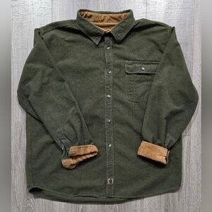 Legendary Whitetails: Men's Green Jacket with Tan Accents